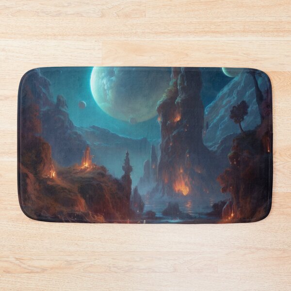 Item preview, Cosmic Serenity: A Digital Painting of Nighttime Wonder designed and sold by oanaunciuleanu.