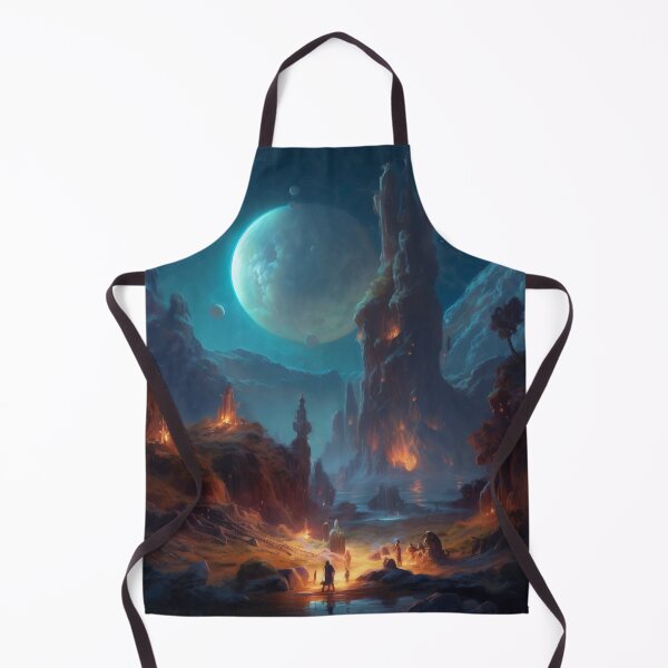 Item preview, Cosmic Serenity: A Digital Painting of Nighttime Wonder designed and sold by oanaunciuleanu.