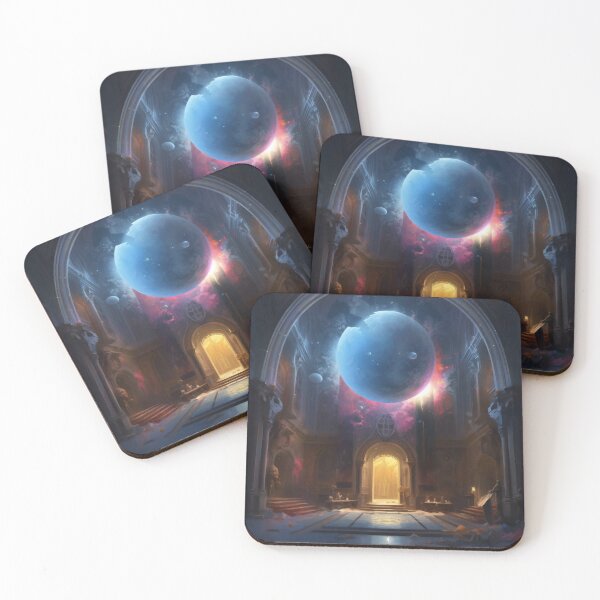 Item preview, Cosmic Serenity: A Digital Painting of Nighttime Wonder designed and sold by oanaunciuleanu.