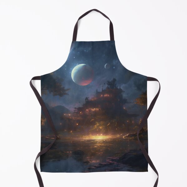 Item preview, Cosmic Serenity: A Digital Painting of Nighttime Wonder designed and sold by oanaunciuleanu.