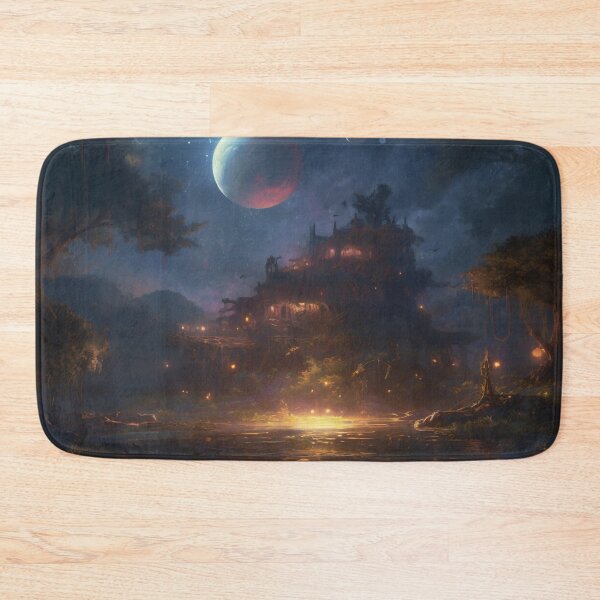 Item preview, Cosmic Serenity: A Digital Painting of Nighttime Wonder designed and sold by oanaunciuleanu.