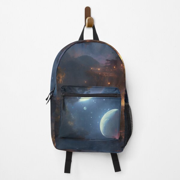 Item preview, Cosmic Serenity: A Digital Painting of Nighttime Wonder designed and sold by oanaunciuleanu.