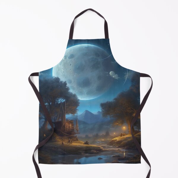 Item preview, Cosmic Serenity: A Digital Painting of Nighttime Wonder designed and sold by oanaunciuleanu.