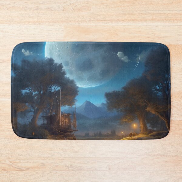 Item preview, Cosmic Serenity: A Digital Painting of Nighttime Wonder designed and sold by oanaunciuleanu.