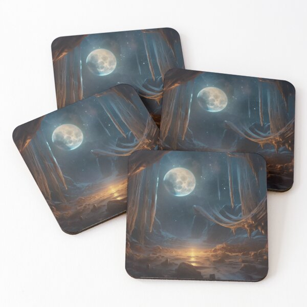 Item preview, Cosmic Serenity: A Digital Painting of Nighttime Wonder designed and sold by oanaunciuleanu.