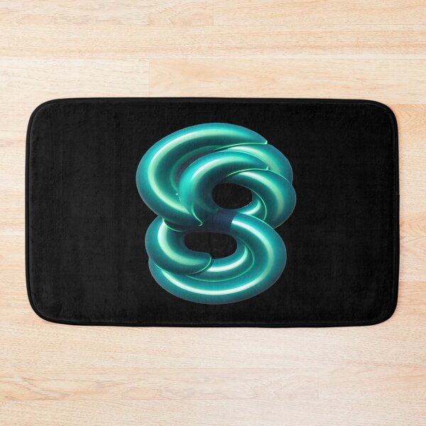 Item preview, Cool Green and Figure 8 Swirls Rotating 3D designed and sold by deniselynnimage.