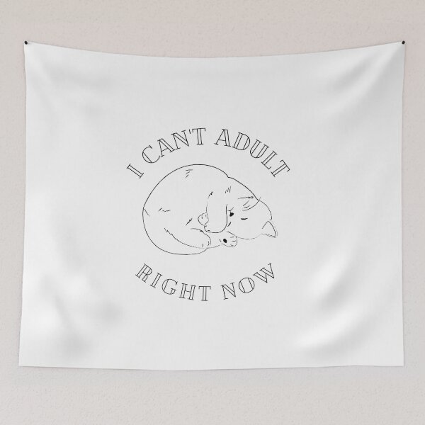 Item preview, I Can't Adult Right Now designed and sold by BobbysByBobby.