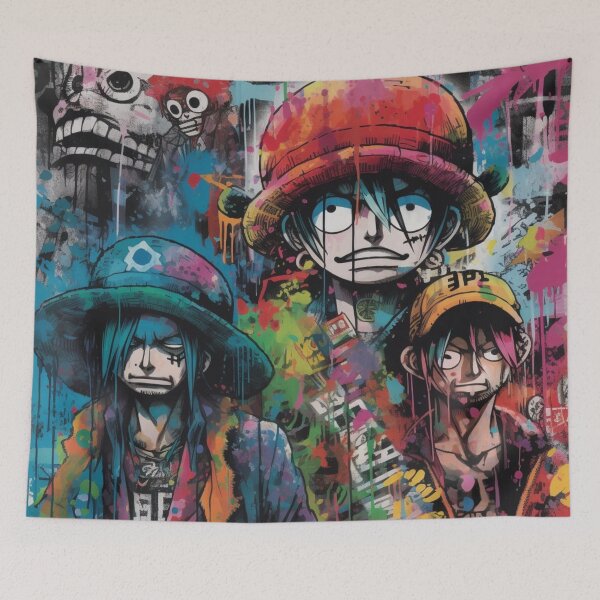 Item preview, Street Rebels: Graffiti Art Inspired by One Piece designed and sold by RobotBadGuy0.