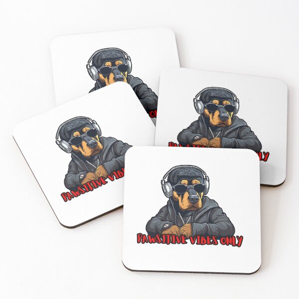 Item preview, Pawsitive Vibes Only - Rottweiler Music Producer designed and sold by PeelnProduce.