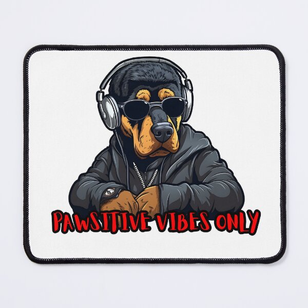 Item preview, Pawsitive Vibes Only - Rottweiler Music Producer designed and sold by PeelnProduce.