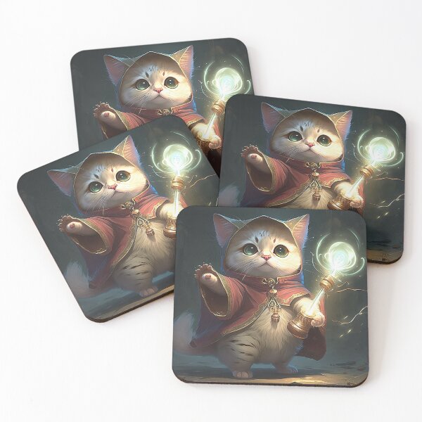 Item preview, Wizard Cat: Meekah designed and sold by wingedramiel.