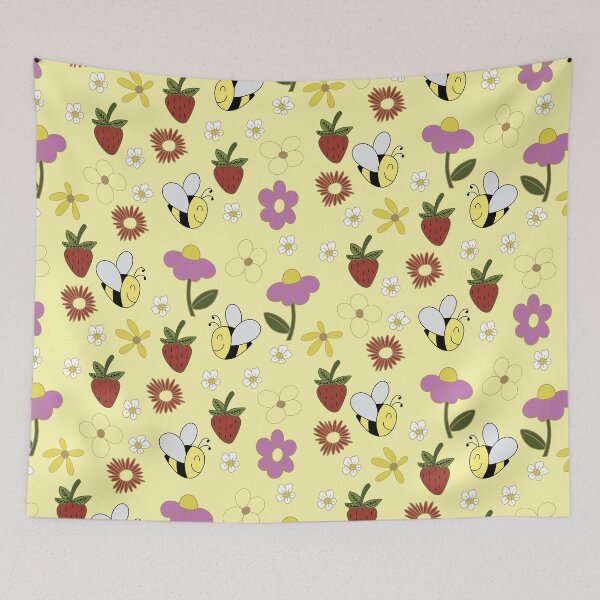 Item preview, Bee and Strawberry designed and sold by ChantalDesign.