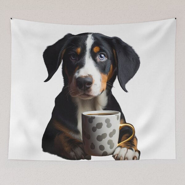Item preview, Appenzeller Sennenhund Coffee for Caffeine Lovers designed and sold by ClawedCreations.