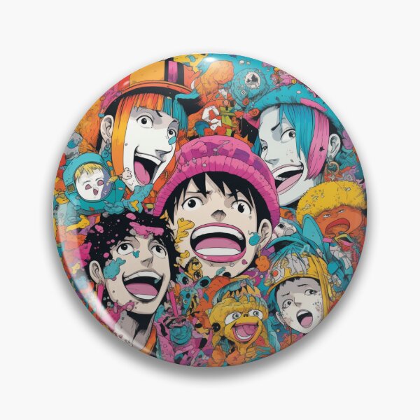 Item preview, One Piece Inspired Pop Art: Vibrant & Energetic designed and sold by RobotBadGuy0.