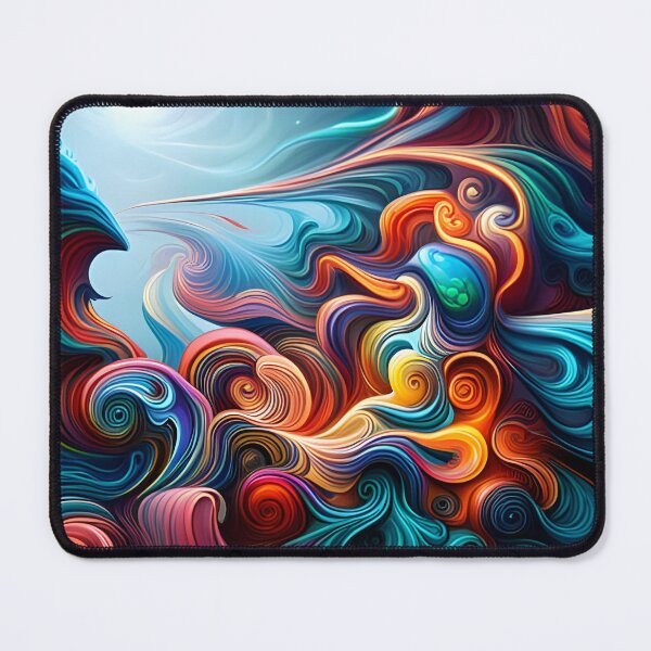 Artikelvorschau, Bunte Swirly abstrakte Wolken entworfen und verkauft von WitchyWare.