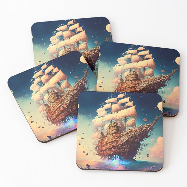 Item preview, ghost ship in the fog designed and sold by knuppify.