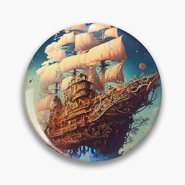 Item preview, ghost ship in the fog designed and sold by knuppify.