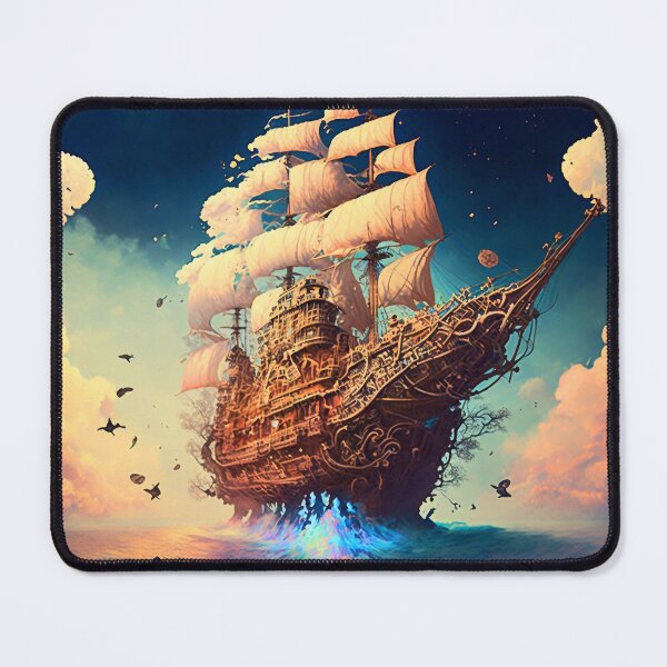 Item preview, ghost ship in the fog designed and sold by knuppify.