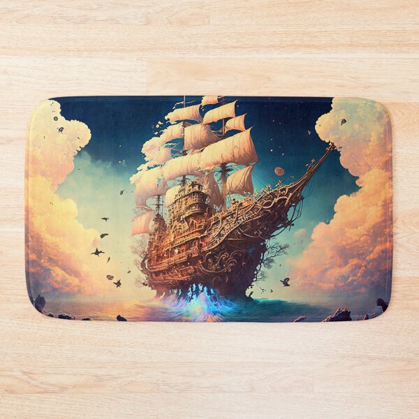 Item preview, ghost ship in the fog designed and sold by knuppify.