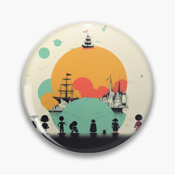 Item preview, One Piece Inspired Minimalist Poster: Iconic Moments designed and sold by RobotBadGuy0.
