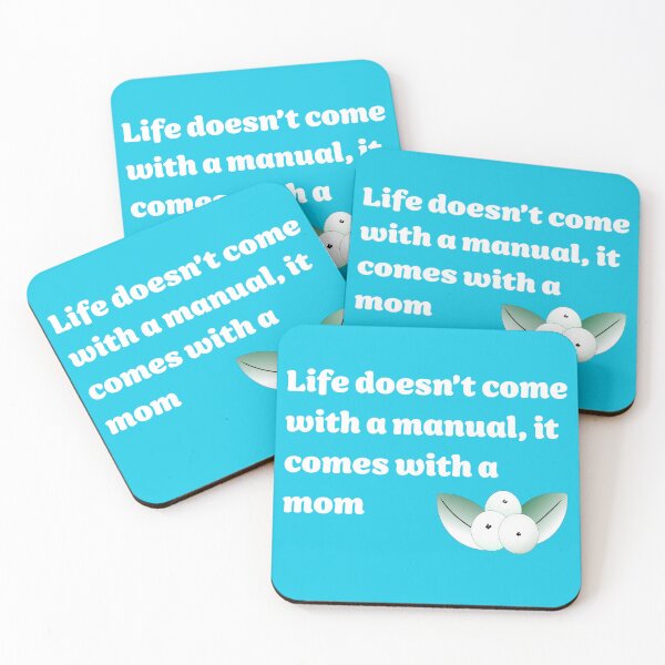 Item preview, Life Doesn’t Come With A Manual - Mom version designed and sold by ClaireBillson.