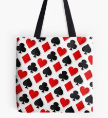 Playing Card Suits Collage Tote Bag