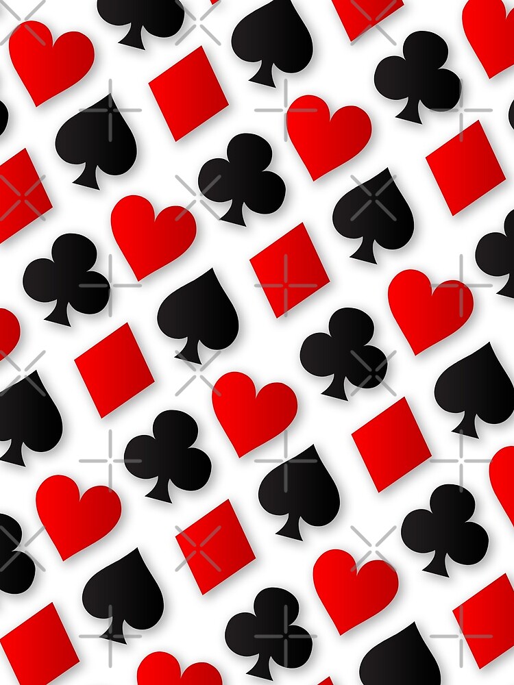 Playing Card Suits Collage by ThisOnAShirt