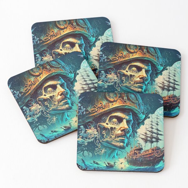 Item preview, Old pirate ship with ghost designed and sold by knuppify.