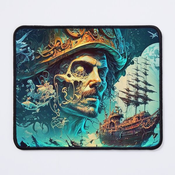 Item preview, Old pirate ship with ghost designed and sold by knuppify.