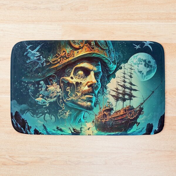 Item preview, Old pirate ship with ghost designed and sold by knuppify.