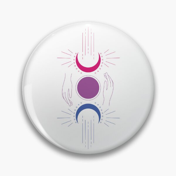 Item preview, Bi Pride Triple Moon Goddess en colores asexuales designed and sold by MoniqueNelson.