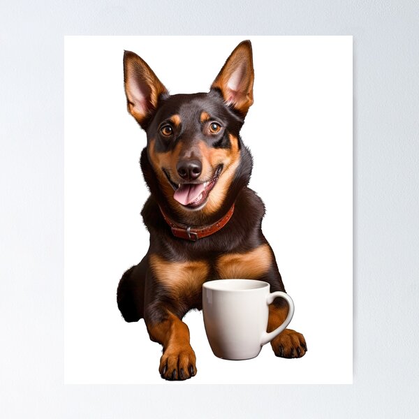 Item preview, Australian Kelpie Coffee for Caffeine Lovers designed and sold by ClawedCreations.