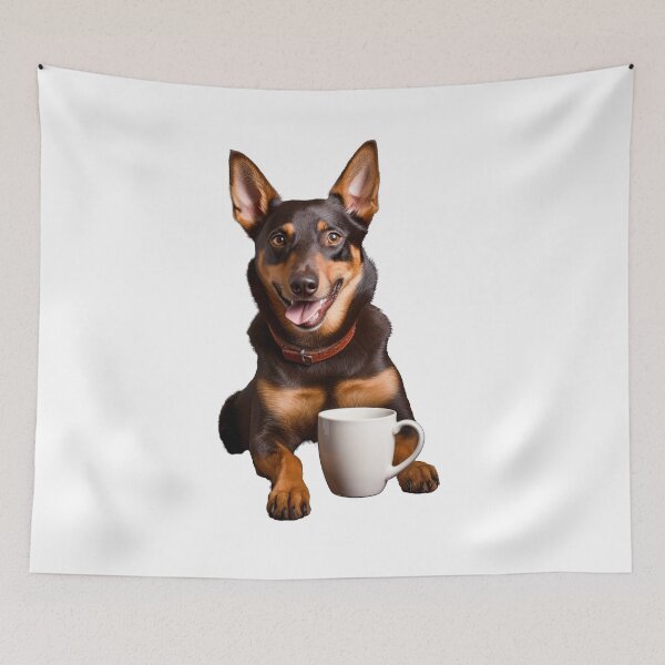 Item preview, Australian Kelpie Coffee for Caffeine Lovers designed and sold by ClawedCreations.