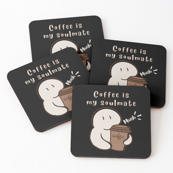 Item preview, Coffee Is My Soulmate designed and sold by Cafe-Color.