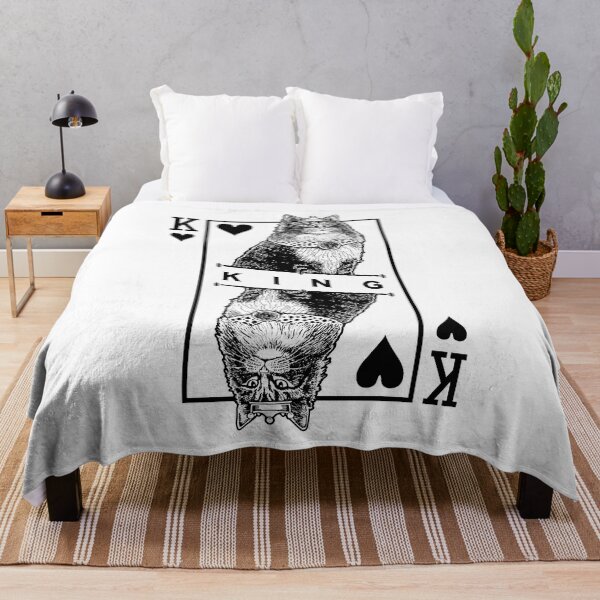 Item preview, Norwegian Forest Cat Lover King Of Hearts Funny Pop Art designed and sold by GrandeDuc.