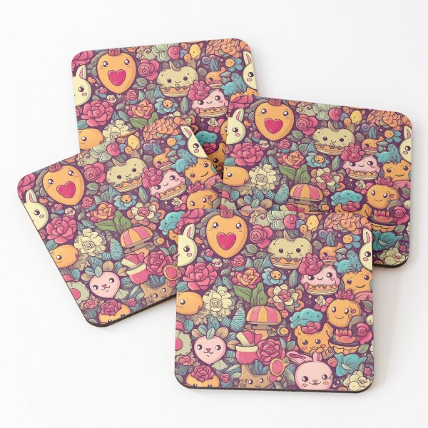 Item preview, Kawaii Seamless Pattern designed and sold by duke818.