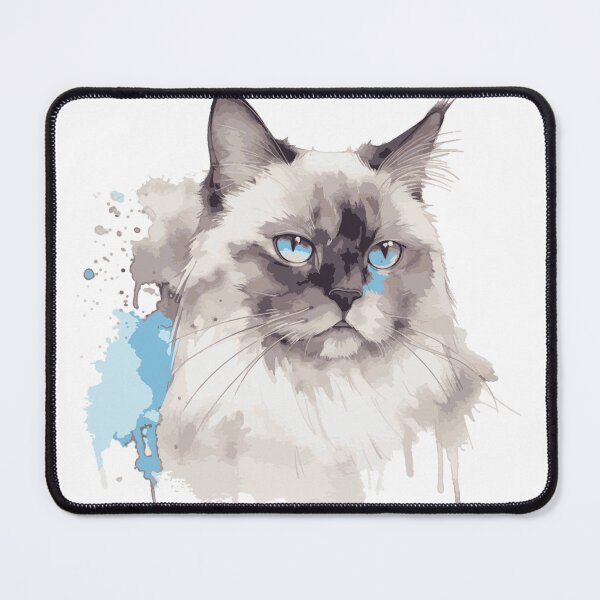 Item preview, Birman Portrait with Pastel background designed and sold by Cody Bertasso.