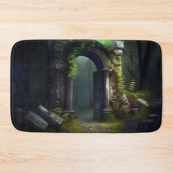 Artikelvorschau, Mystical Forest Ruins Arch Print entworfen und verkauft von FireScreen.