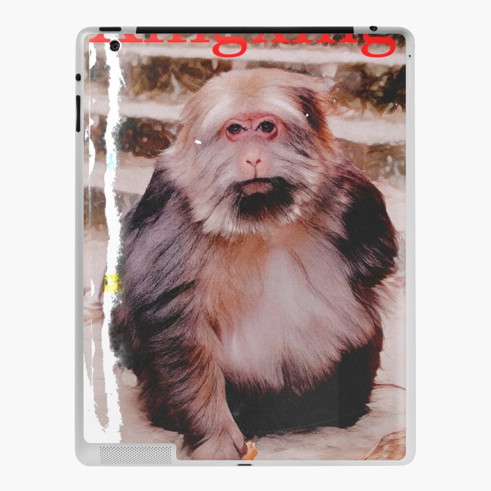 Laughing Monkey Saying Hii iPad Case & Skin for Sale by Ani1111