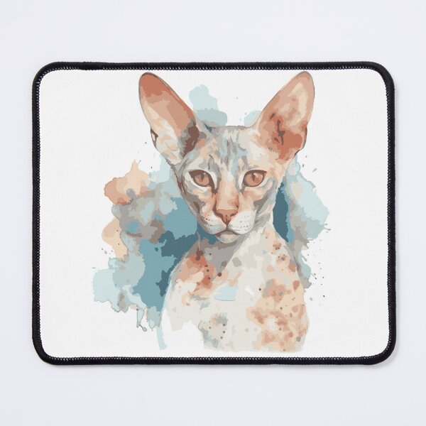 Item preview, Cornish Rex Portrait with Pastel Background designed and sold by Cody Bertasso.
