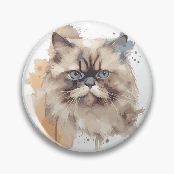 Item preview, Himalayan Cat Portrait with Pastel background designed and sold by Cody Bertasso.