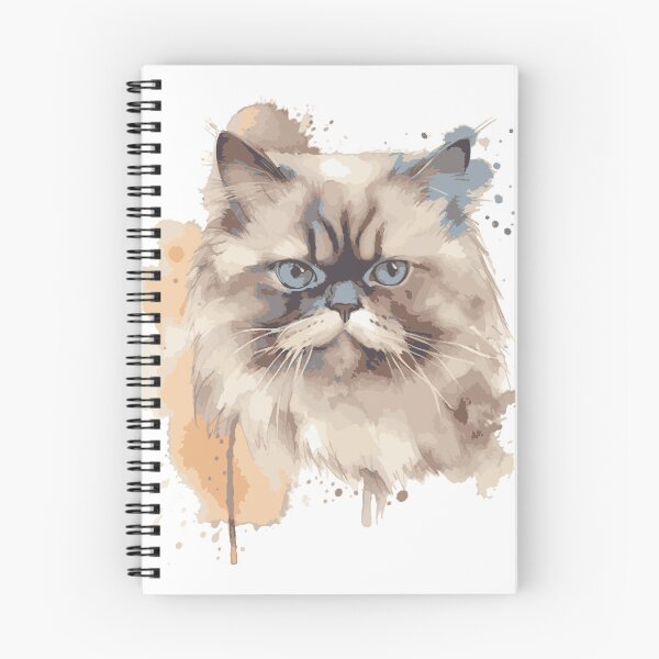 Item preview, Himalayan Cat Portrait with Pastel background designed and sold by Cody Bertasso.
