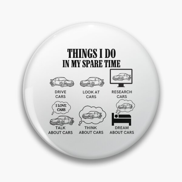 Item preview, Things I Do In My Spare Time Funny Car Enthusiast Car Lover  designed and sold by SaritasShop.