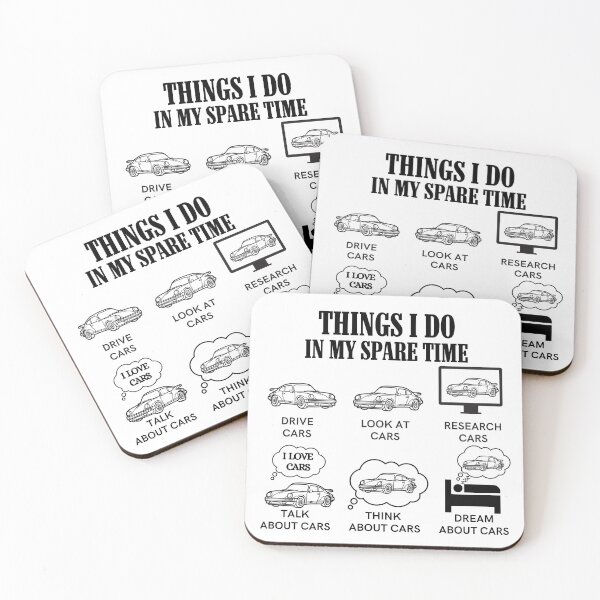 Item preview, Things I Do In My Spare Time Funny Car Enthusiast Car Lover  designed and sold by SaritasShop.