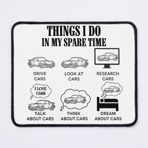 Item preview, Things I Do In My Spare Time Funny Car Enthusiast Car Lover designed and sold by SaritasShop.