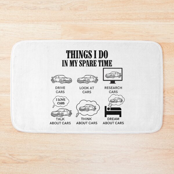 Item preview, Things I Do In My Spare Time Funny Car Enthusiast Car Lover  designed and sold by SaritasShop.