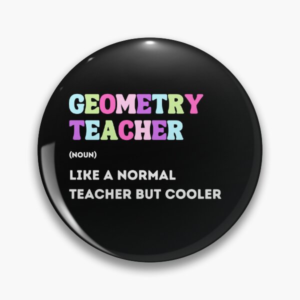 Item preview, Geometry Teacher Cooler Teacher  | Lowest Price on Site designed and sold by The Plain Color Shop.