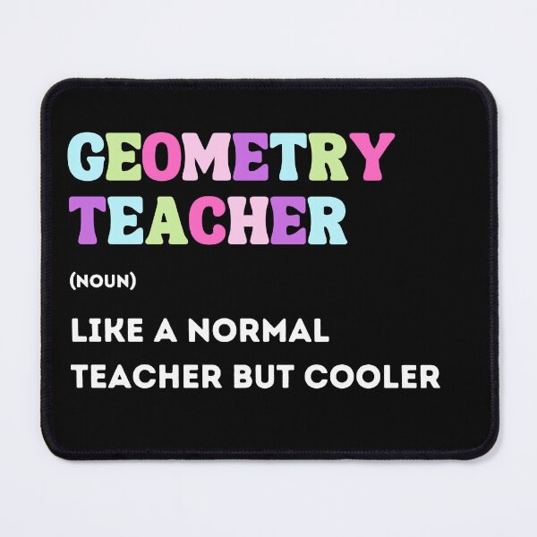 Item preview, Geometry Teacher Cooler Teacher  | Lowest Price on Site designed and sold by The Plain Color Shop.