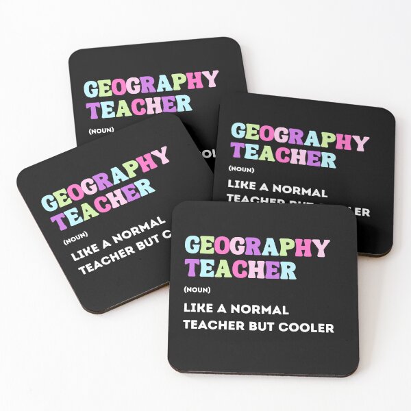 Item preview, Geography Teacher Cooler Teacher  | Lowest Price on Site designed and sold by The Plain Color Shop.
