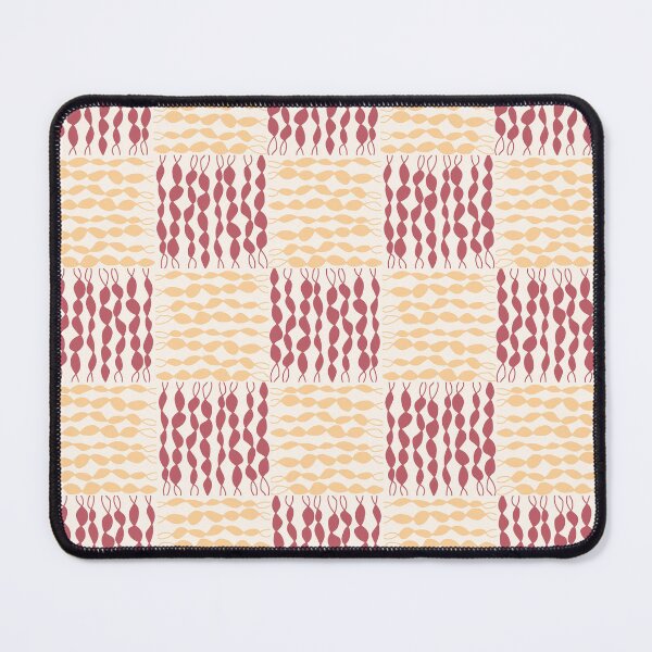 Item preview, dna coding checkerboard in butter yellow and raspberry blush designed and sold by FrancesPoff.